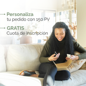 Europa: Cuota inscripcion gratuita con un pedido personalizado de 150 PV